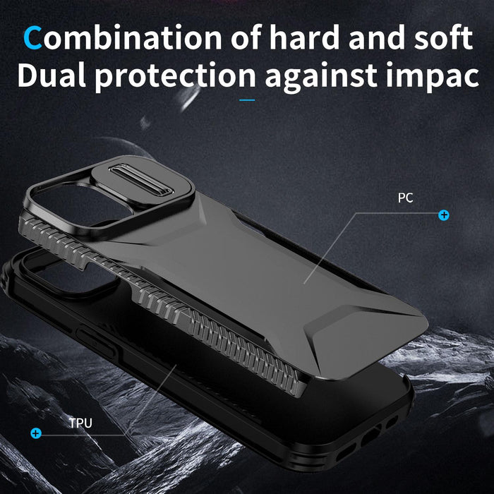 For Iphone 15 Sliding Camshield Phone Case