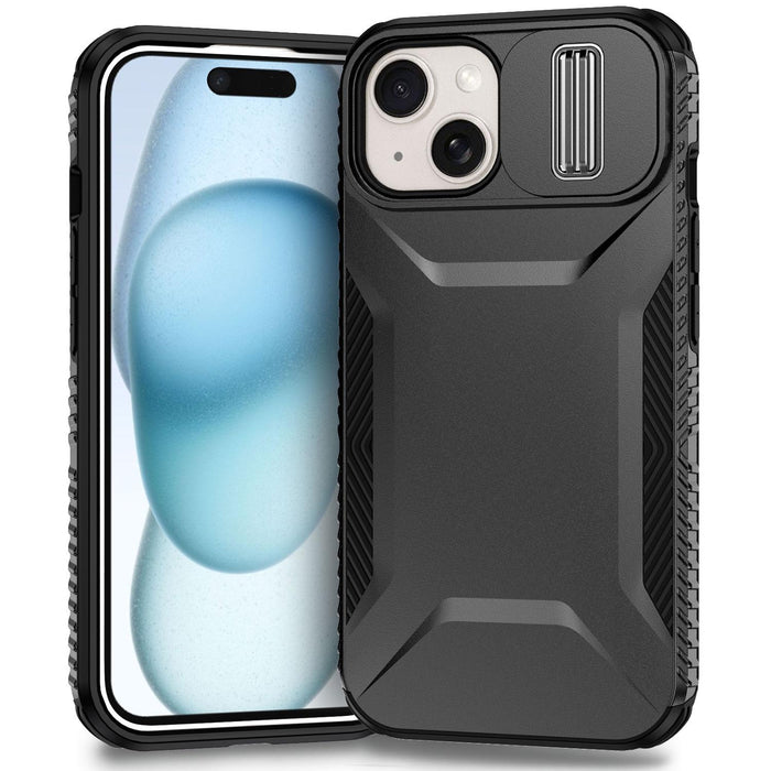 For Iphone 15 Sliding Camshield Phone Case