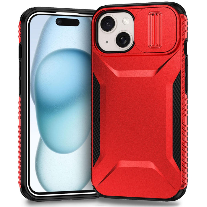 For Iphone 15 Sliding Camshield Phone Case
