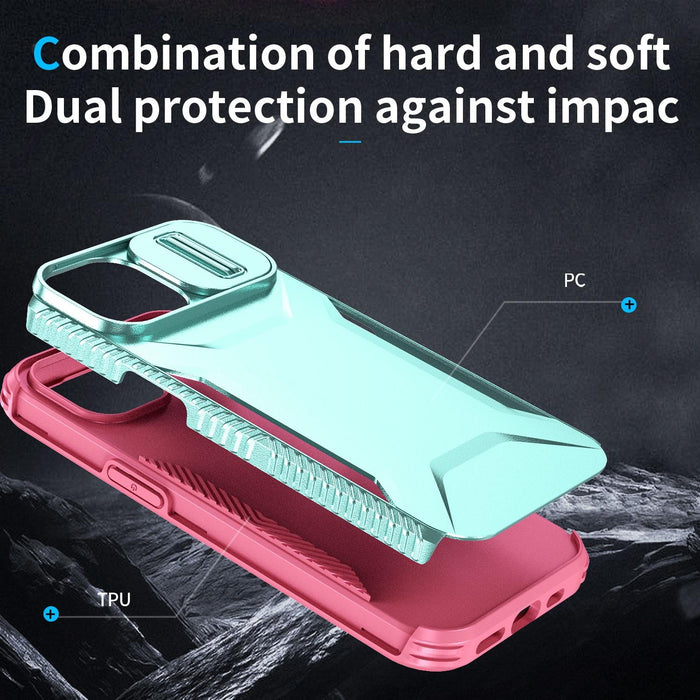 For Iphone 15 Sliding Camshield Phone Case