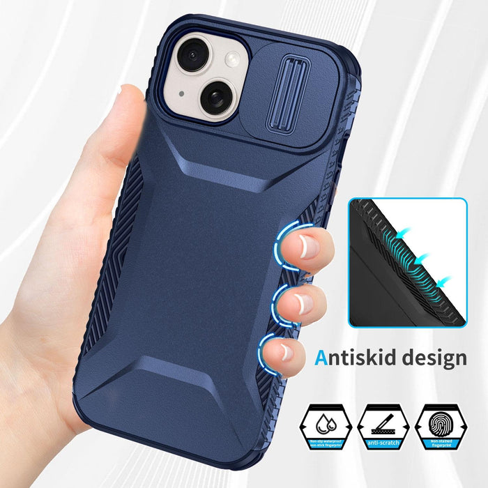 For Iphone 15 Sliding Camshield Phone Case