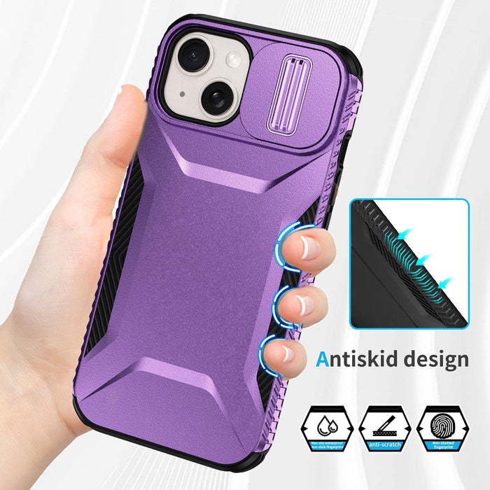 For Iphone 15 Sliding Camshield Phone Case