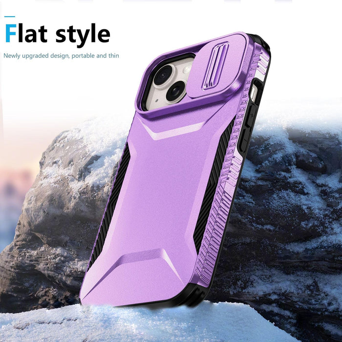 For Iphone 15 Sliding Camshield Phone Case