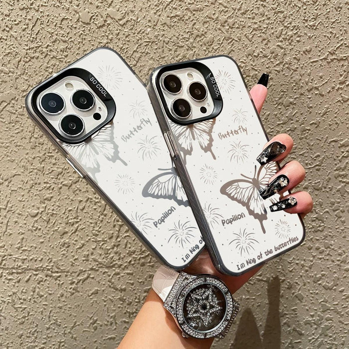 Hybrid Tpu Phone Case Silver Paint