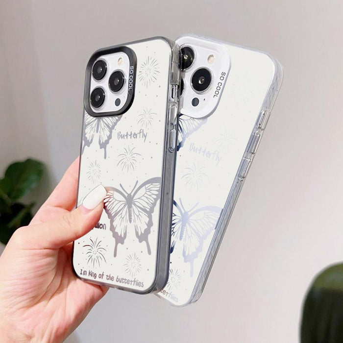 Hybrid Tpu Phone Case Silver Paint