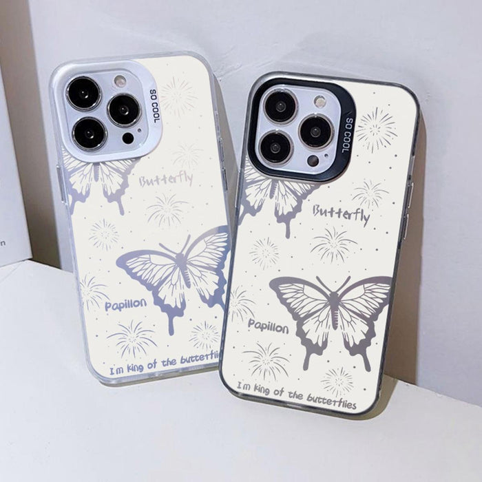 Hybrid Tpu Phone Case Silver Paint