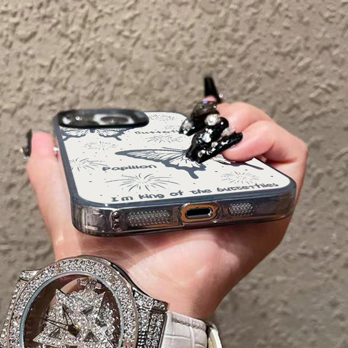 Hybrid Tpu Phone Case Silver Paint