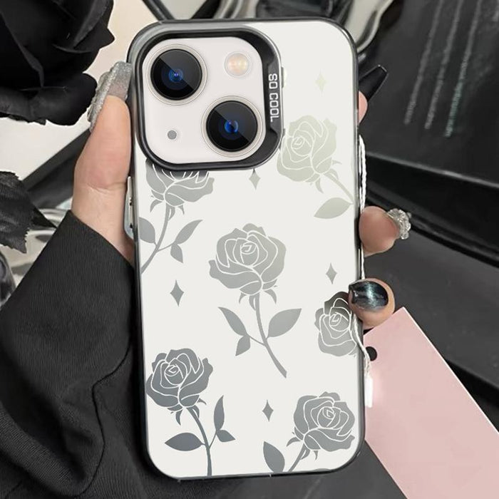 Hybrid Tpu Phone Case Silver Paint