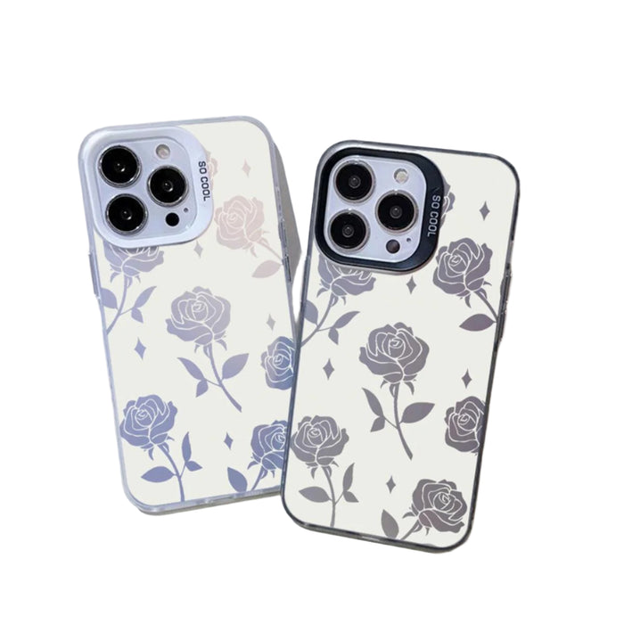 Hybrid Tpu Phone Case Silver Paint
