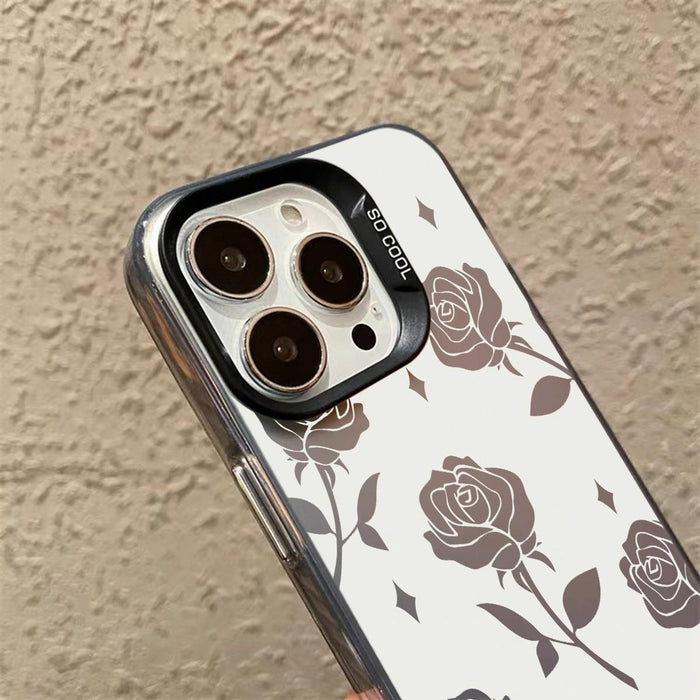 Hybrid Tpu Phone Case Silver Paint