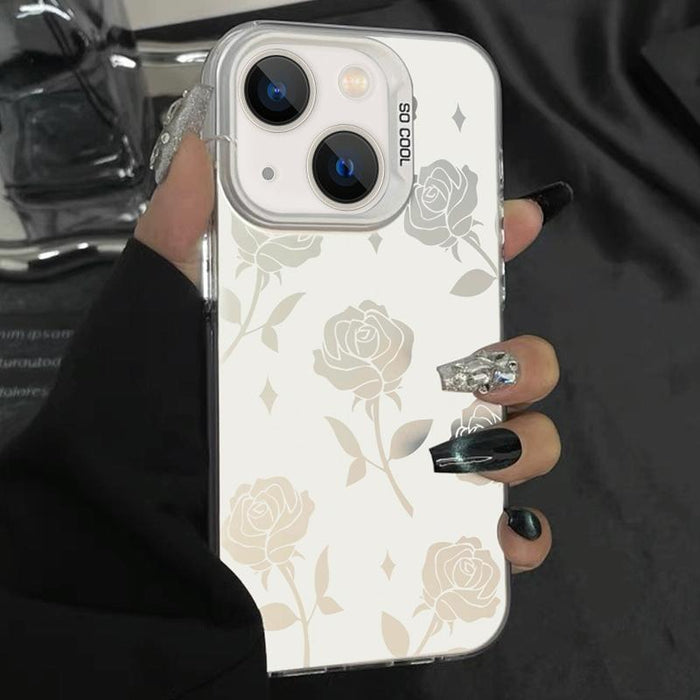 Hybrid Tpu Phone Case Silver Paint