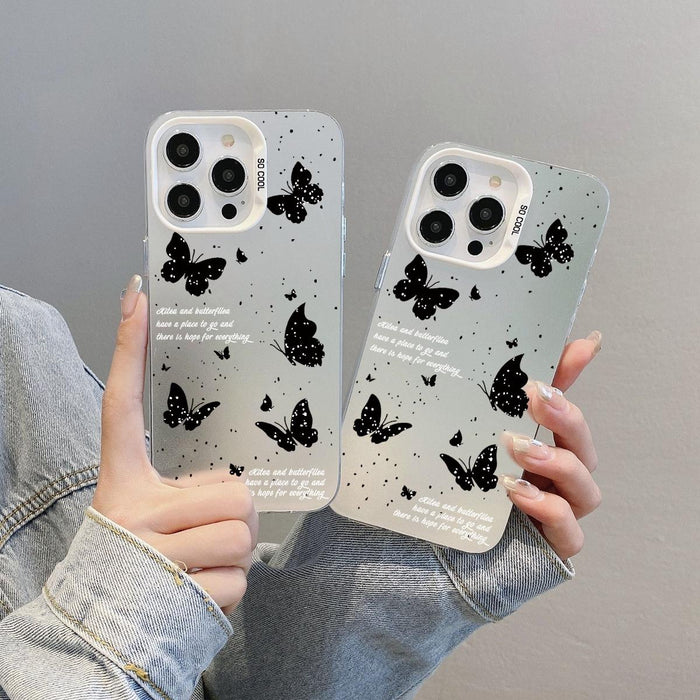 Hybrid Tpu Phone Case Silver Paint
