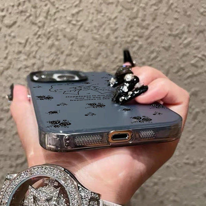 Hybrid Tpu Phone Case Silver Paint