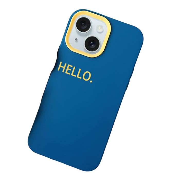 For Iphone 15 Hello Word Pc Hybrid Tpu Phone Case