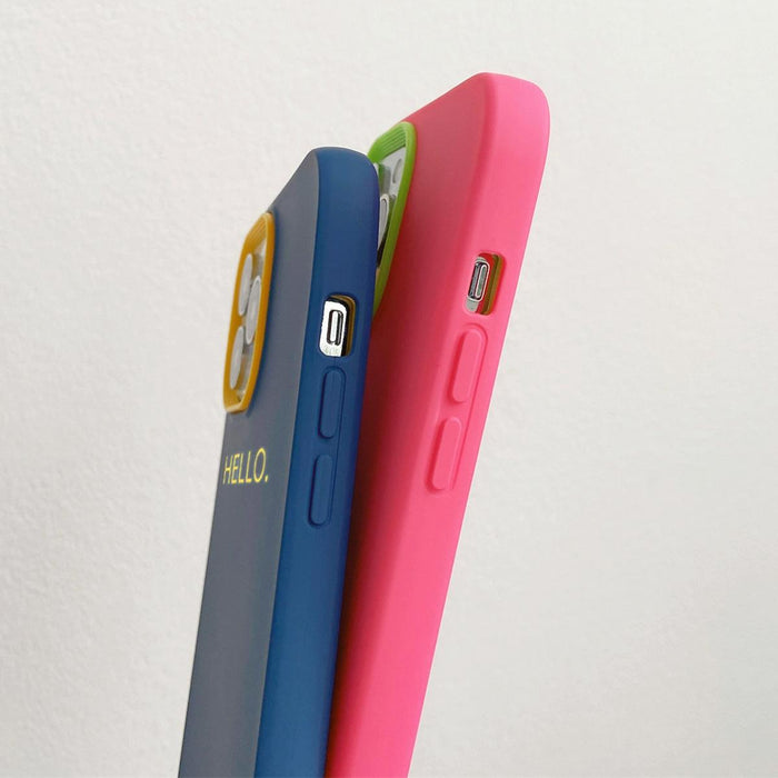 For Iphone 15 Hello Word Pc Hybrid Tpu Phone Case