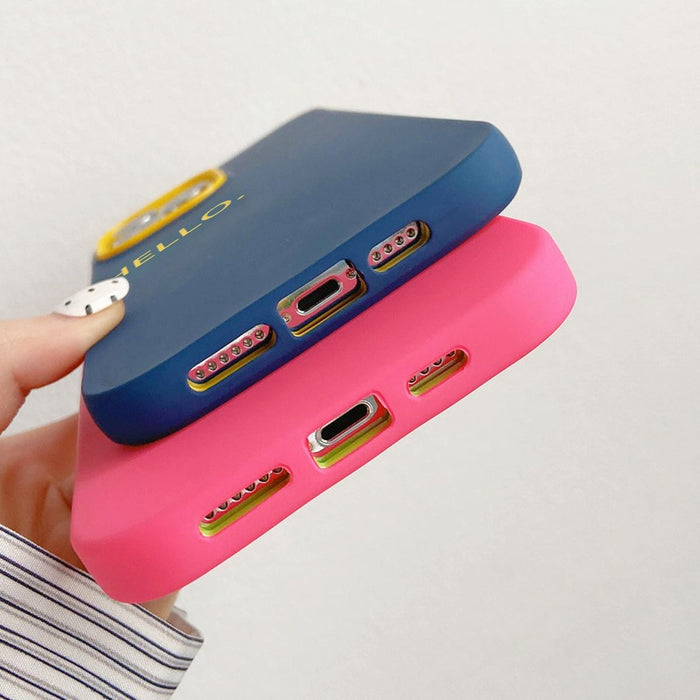 For Iphone 15 Hello Word Pc Hybrid Tpu Phone Case