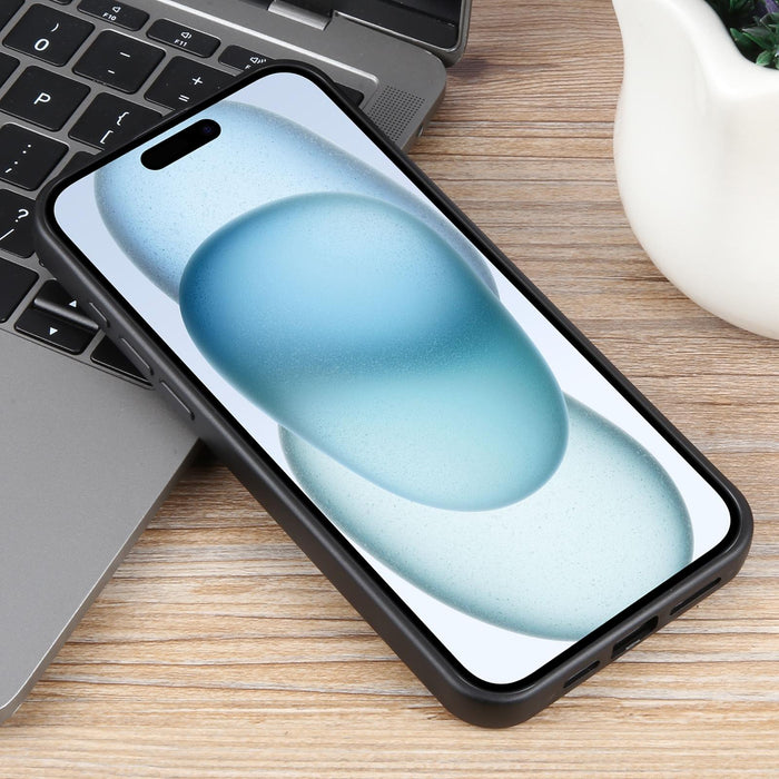 For Iphone 15 Pure Colour Honeycomb Aromatherapy Magsafe Phone Case