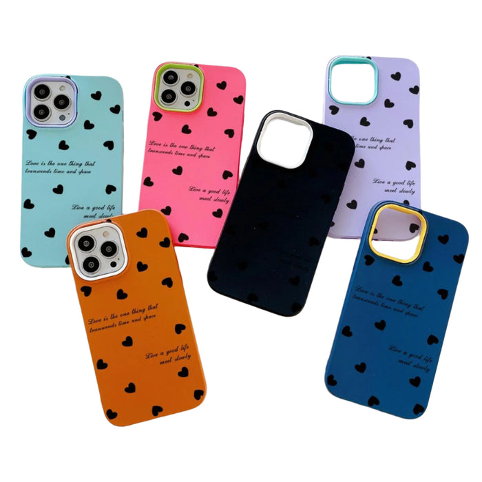 Hybrid Tpu Love Hearts Phone Case