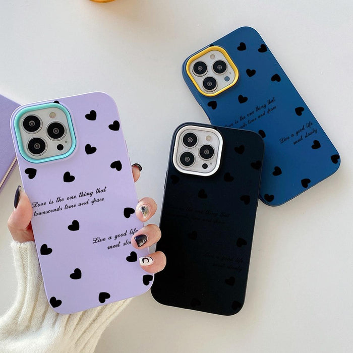 Hybrid Tpu Love Hearts Phone Case