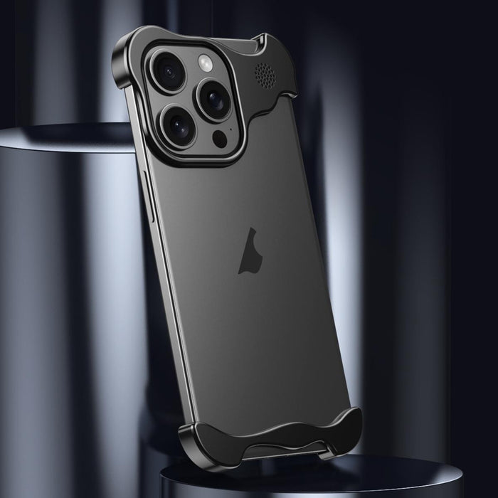 For Iphone 15 Aromatherapy Alloy Frameless Phone Case