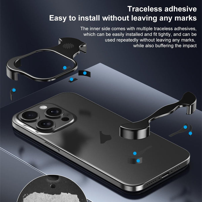 For Iphone 15 Aromatherapy Alloy Frameless Phone Case