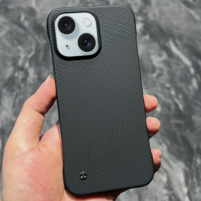 For Iphone 15 Carbon Fiber Frameless Cooling Phone Case