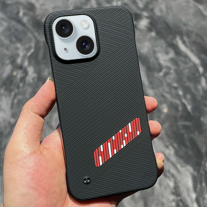 For Iphone 15 Carbon Fiber Frameless Cooling Phone Case