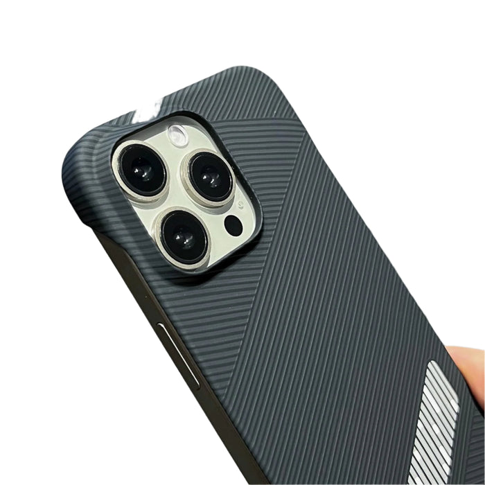 For Iphone 15 Carbon Fiber Frameless Cooling Phone Case