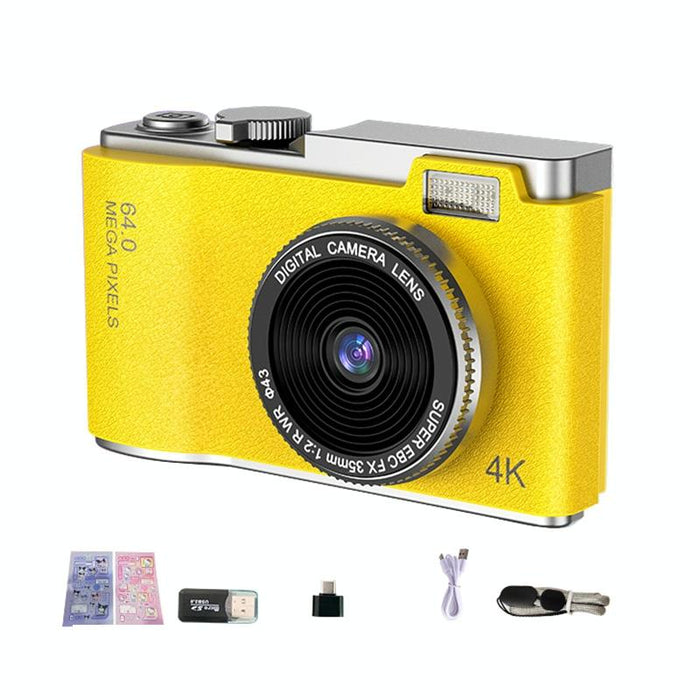 Lk003 2.4 Inch Dual-Lens 4K Hd Ccd Camera Retro Kids Camera