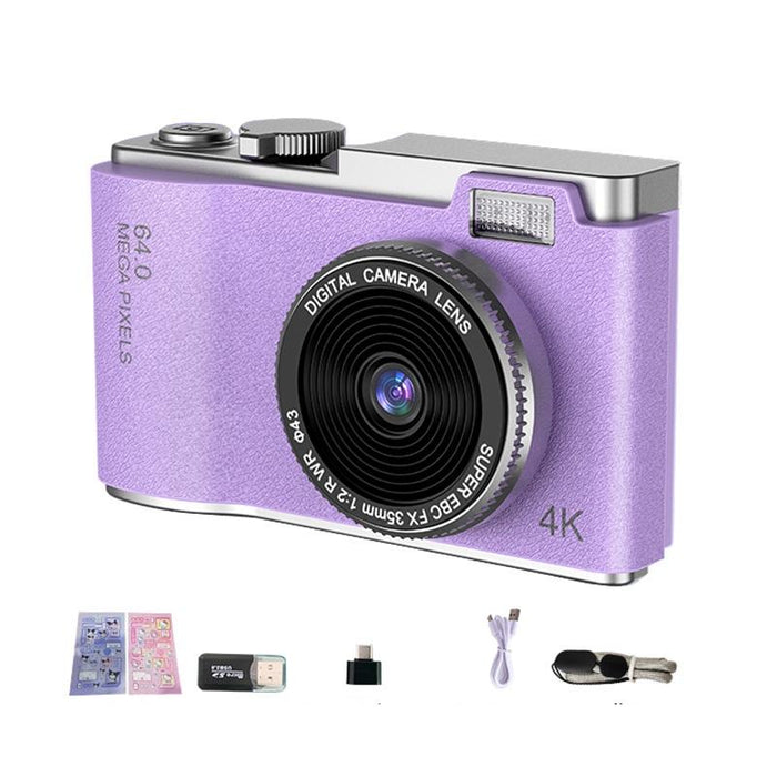 2.4 Inch Dual-Lens 4K Ccd Retro Kids Camera