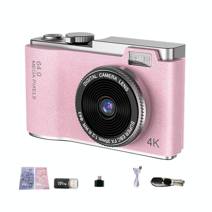 Lk003 2.4 Inch Dual-Lens 4K Hd Ccd Camera Retro Kids Camera