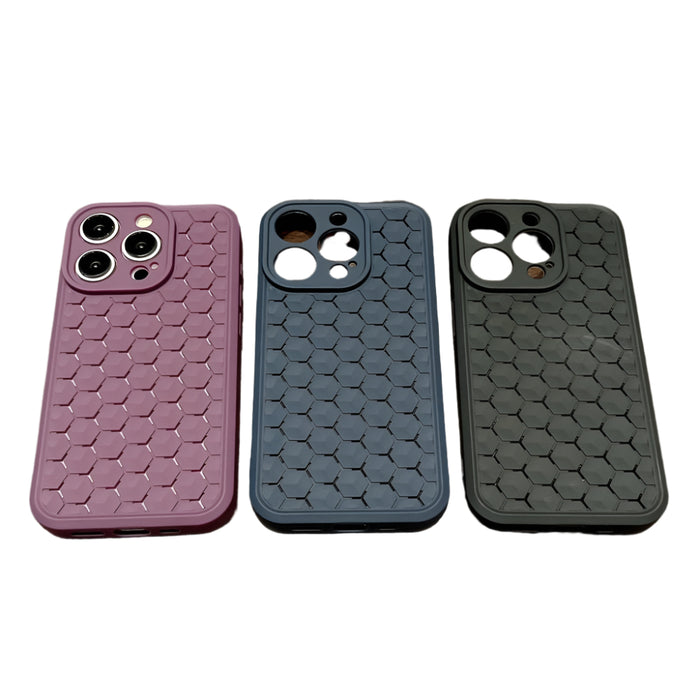 For Iphone 15 Honeycomb Cooling Tpu Phone Case