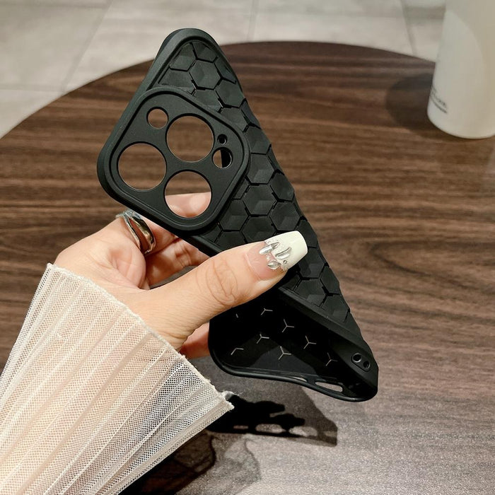 For Iphone 15 Honeycomb Cooling Tpu Phone Case