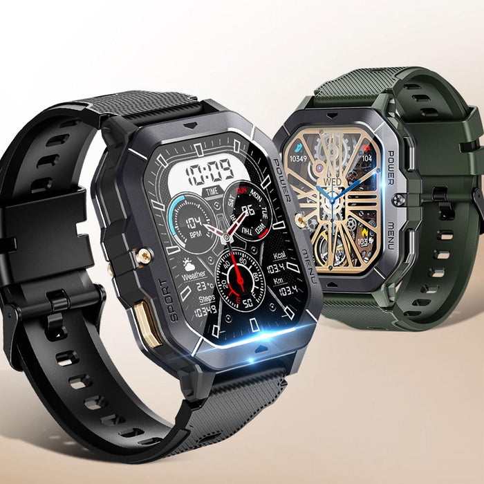 2.02 Inch Sport Smart Watch Support Bluetooth Call / Sleep / Blood Oxygen / Heart Rate / Blood Pressure Health Monitor