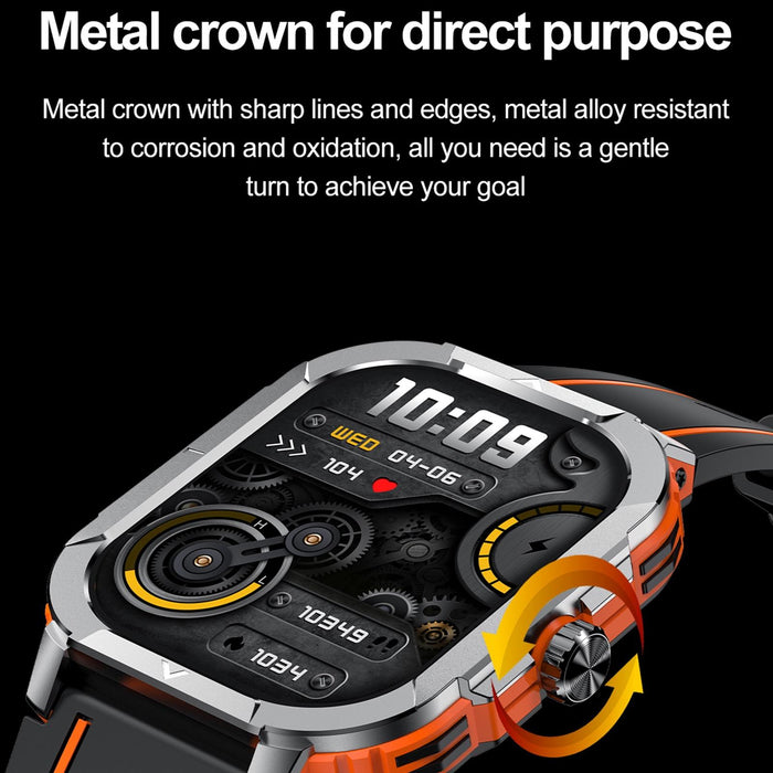 2.06 Inch Bt5.3 Ip68 Sport Smart Watch Bluetooth Call / Message / Health