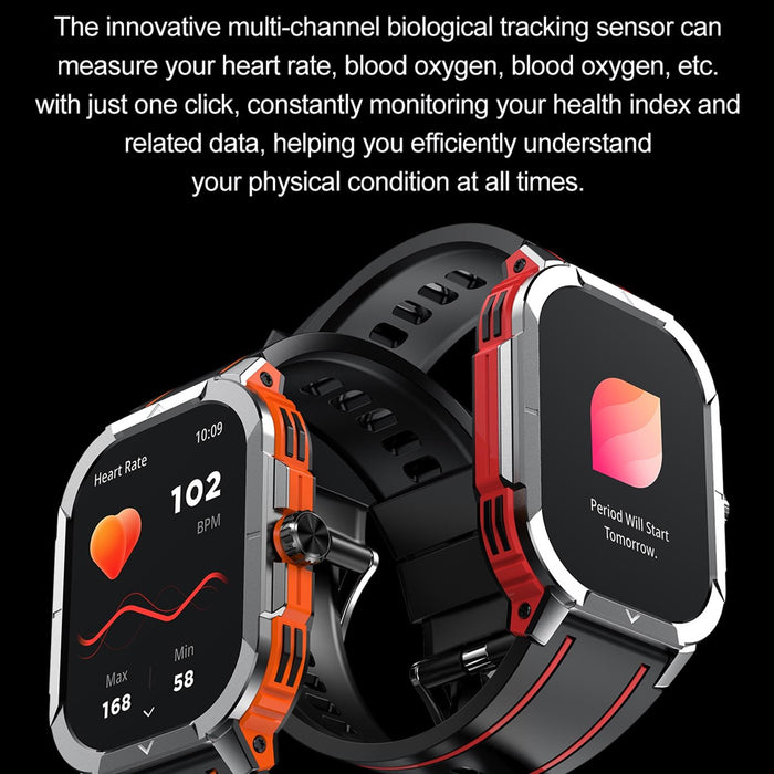 2.06 Inch Bt5.3 Ip68 Sport Smart Watch Bluetooth Call / Message / Health