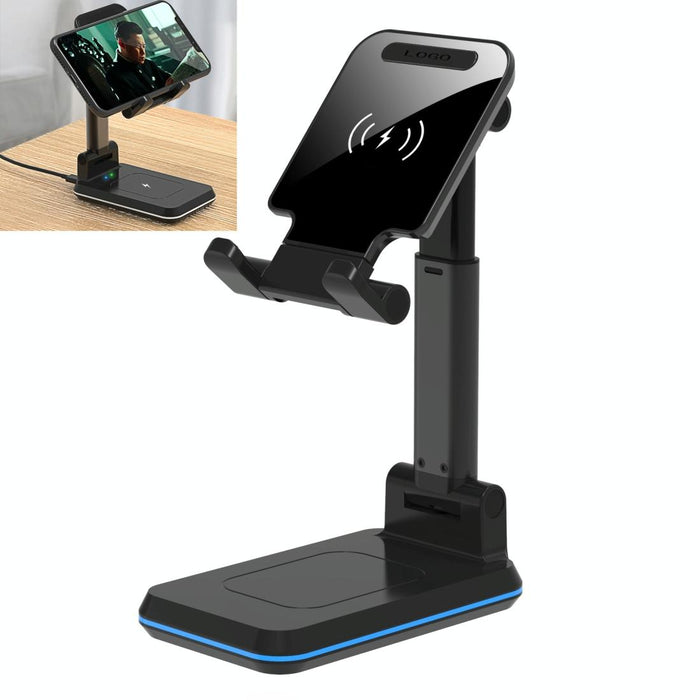 Portable 2 In 1 Wireless Charging Stand Single Charge