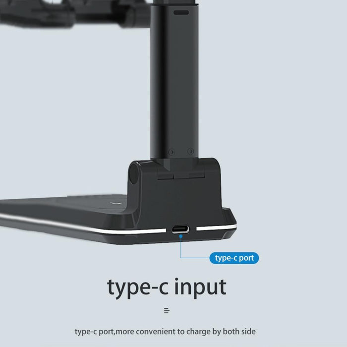 Portable 2 In 1 Wireless Charging Stand Single Charge