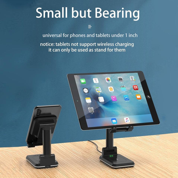 Portable 2 In 1 Wireless Charging Stand Single Charge