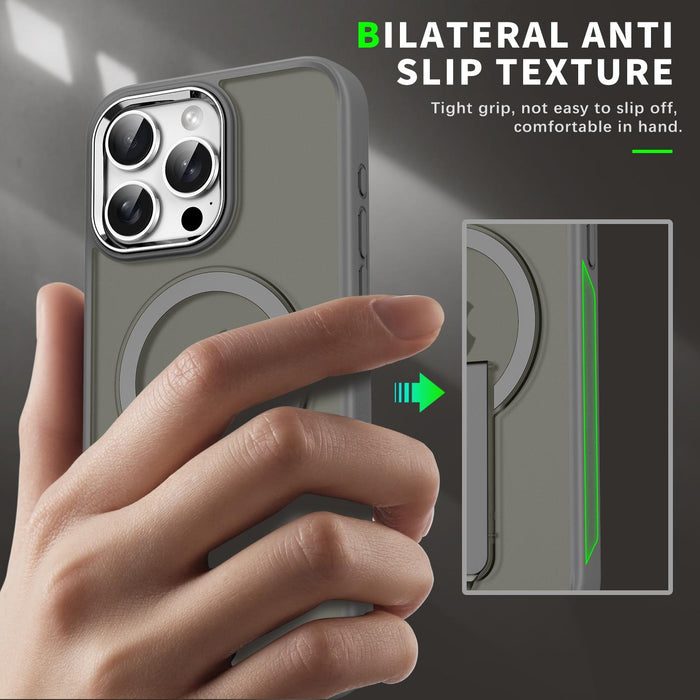 For Iphone 15 Acrylic & Tpu Magsafe Holder Phone Case