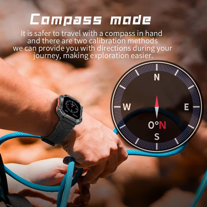 2.0 Inch Bt5.1 Ip67 Sport Smart Watch Support Bluetooth Call / Sleep / Blood Oxygen / Heart Rate / Blood Pressure Health Monitor