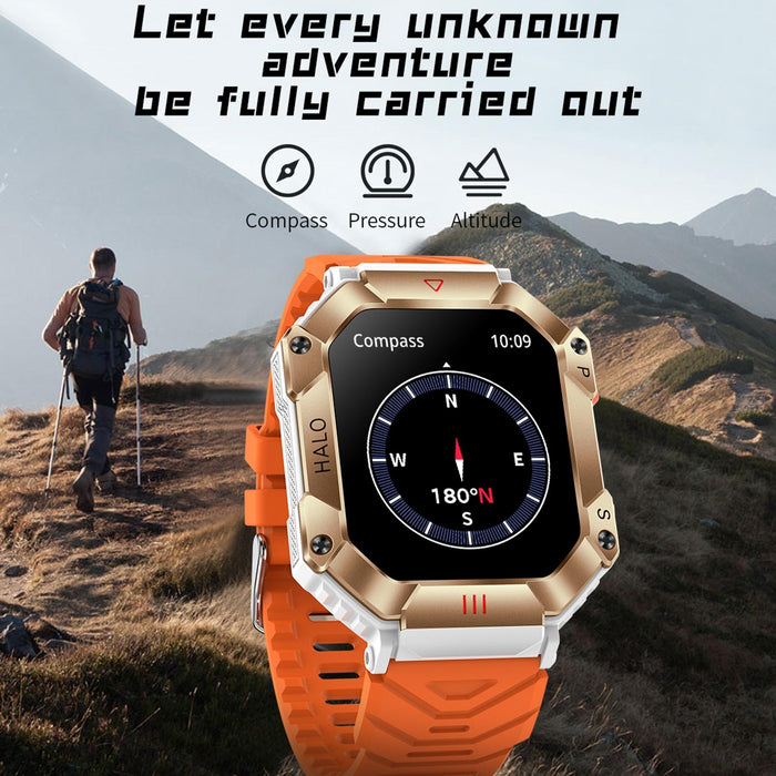 2.0 Inch Bt5.1 Ip67 Sport Smart Watch Support Bluetooth Call / Sleep / Blood Oxygen / Heart Rate / Blood Pressure Health Monitor