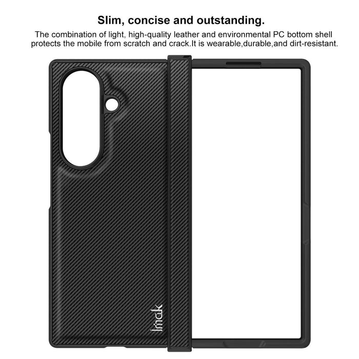 For Samsung Galaxy Z Fold7 5G Carbon Fiber Pu & Pc Case