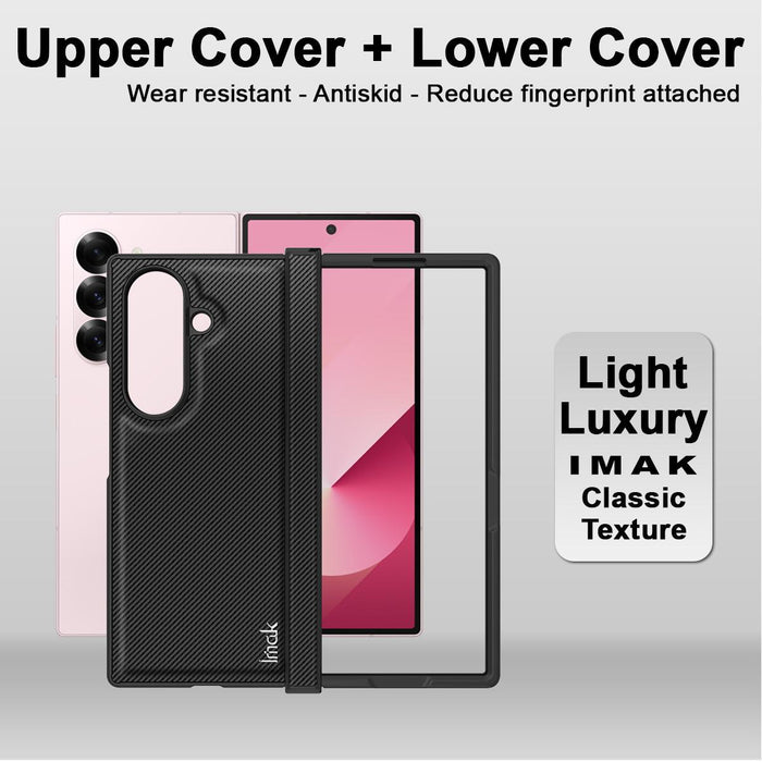 For Samsung Galaxy Z Fold7 5G Carbon Fiber Pu & Pc Case