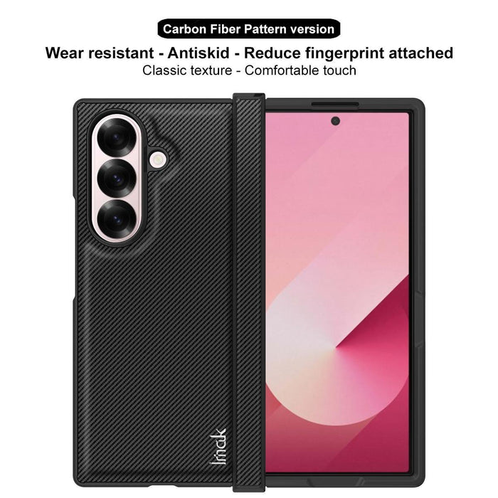 For Samsung Galaxy Z Fold7 5G Carbon Fiber Pu & Pc Case