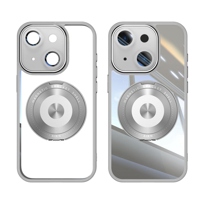 For Iphone 15 360 Degree Holder Magsafe Acrylic Hybrid Tpu Phone Case