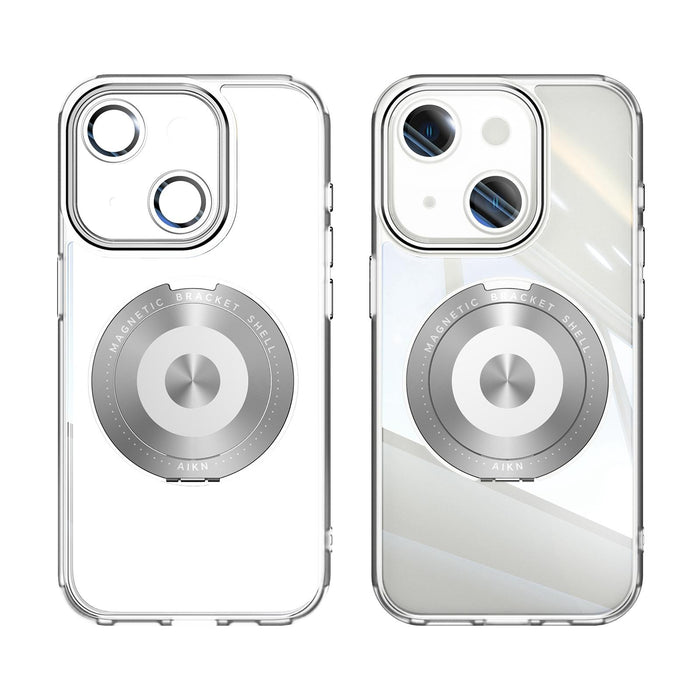 For Iphone 15 360 Degree Holder Magsafe Acrylic Hybrid Tpu Phone Case