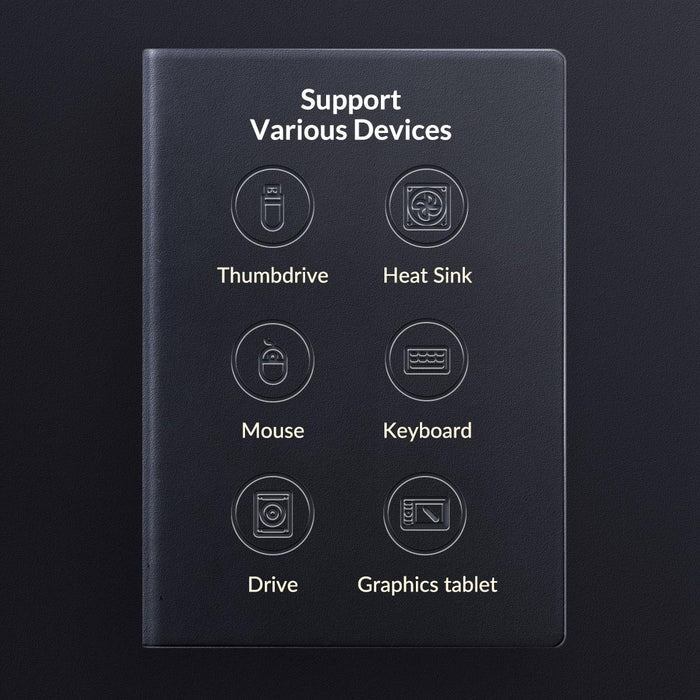 3-In-1 Aluminum Usb Mini Hub Adapter