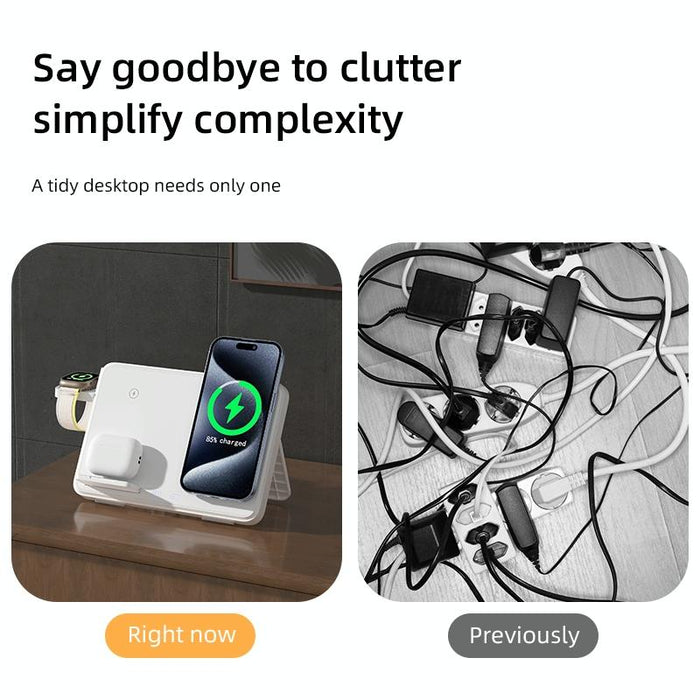 15W Magnetic Wireless Charger With Night Light