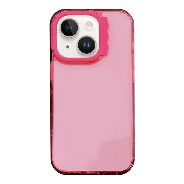 For Iphone 15 Colorful Wavy Circle Pc Hybrid Tpu Phone Case